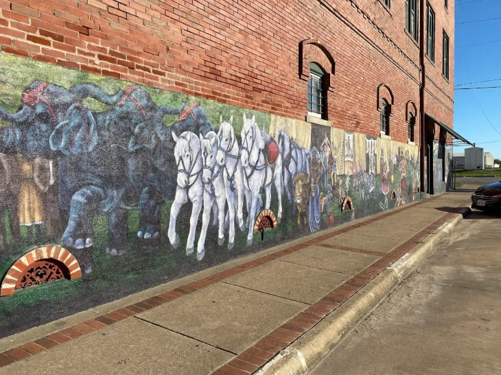 Circus Mural Things to do in Terrell, Texas Circus Mural Things to do in Terrell, Texas