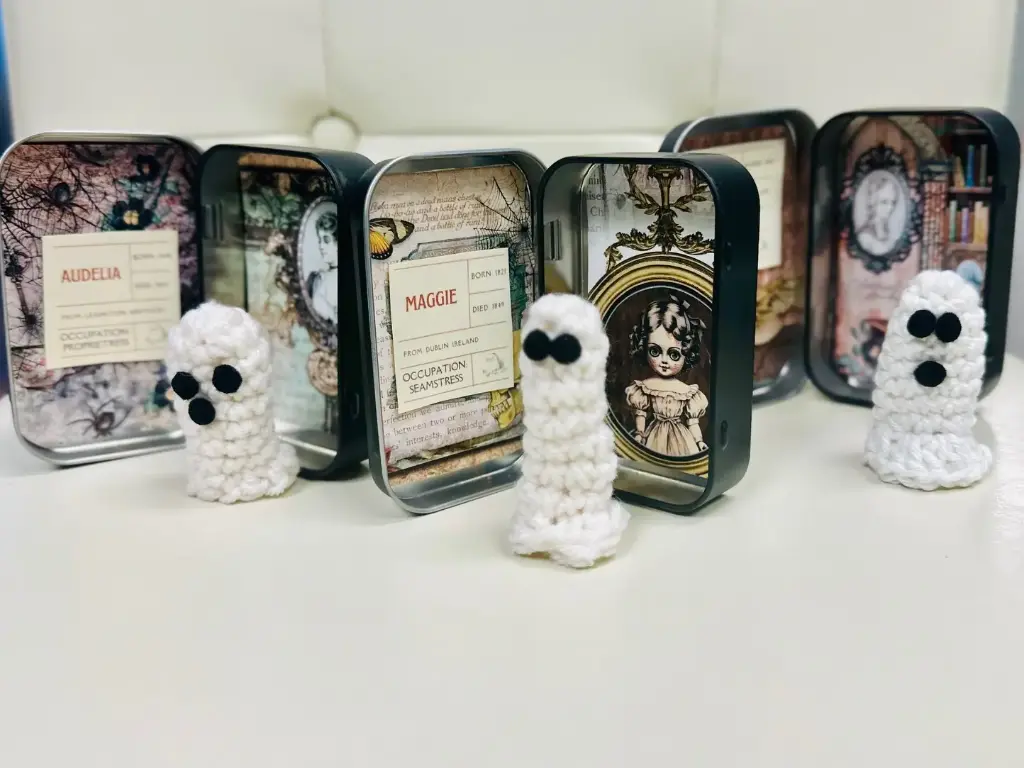 Pet Ghosts - Adoptable handmade ghost friends for decor and play